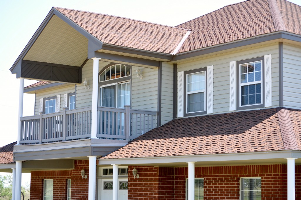 Soffit Railing Porch Soffit Railing Deck Steel Siding | Lone Star Windows and Siding
